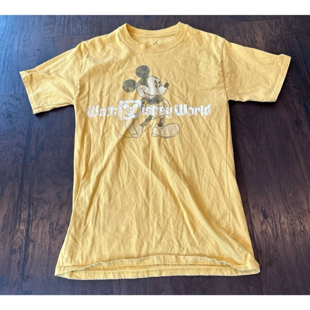 Disneyland Resort Walt Disney World by Hanes Short Sleeve T-shirt Yellow